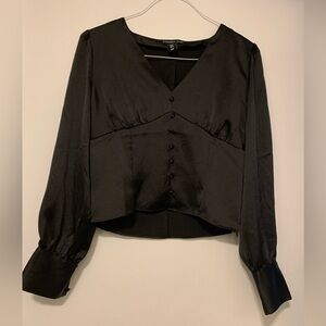 Sincerely Jules satin blouse. Like new. Only worn once.